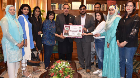 Endorsement by Governor of Sindh, Mr. Imran Ismail